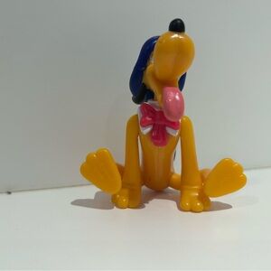 Disney French Pluto Action Figure All 4 Paws Move About 3 Inch X 2